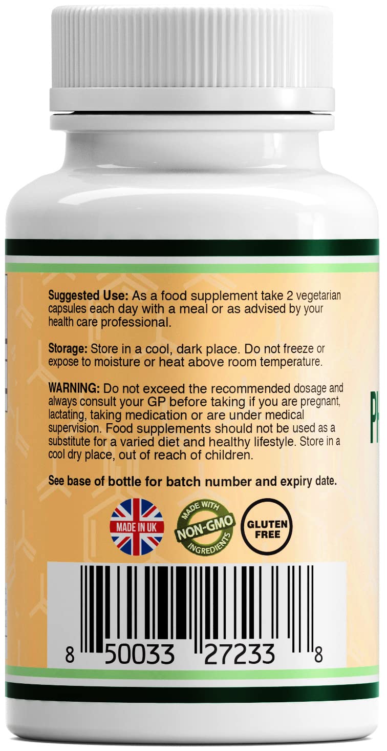 Double Wood Phosphatidylserine Supplement | 90 High Strength Phosphatidylserine Capsules - 300mg per Serving | Non-GMO & Gluten Free 90 count (Pack of 1)