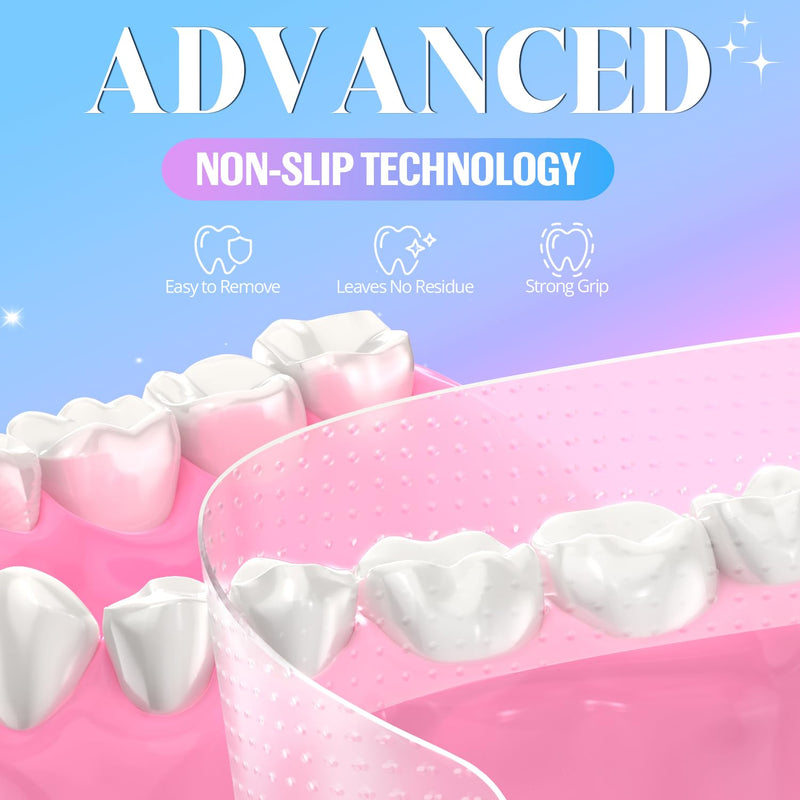 [Australia] - Teeth Whitening Strips - Sensitive Tooth Whitener 14 Day Treatments for Adults, Enamel Safe for White Teeth Professional Whitestrips for Deep Stains Coffee Wine Tobacco, Non-Slip 28 Strips Mint 