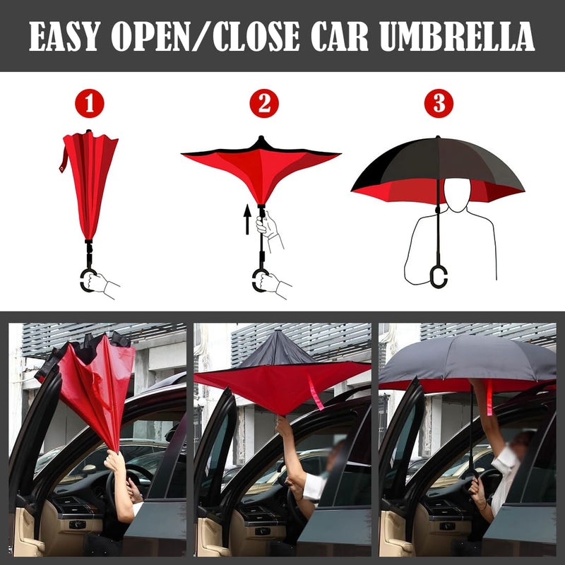 Inverted Umbrella and Kids Clear Bubble Umbrella