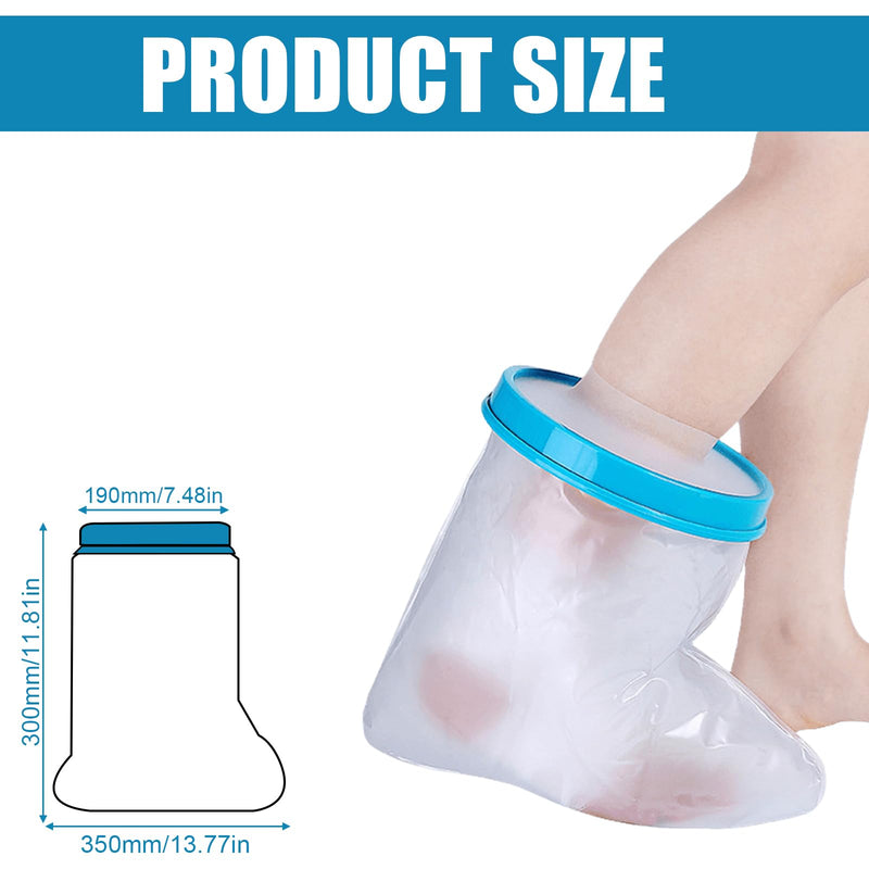 [Australia] - GAOUTO shower protection foot, leg protection when bathing, shower protection leg, bandage protection waterproof adults, plaster protection, reusable, plaster cast bandage protection waterproof for foot, ankle 