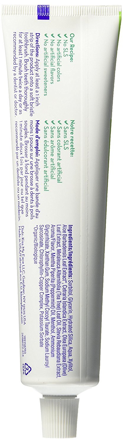 [Australia] - Kiss My Face Gel Teeth Whitening Fluoride Free Toothpaste (Pack of 3), Tea Tree, 13.5 Ounce (2434503EAF) Whitening,Fluoride Free 4.5 Ounce (Pack of 3) 