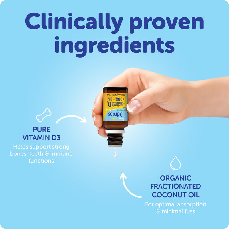 D Drops Baby Liquid Vitamin D (90 Drops)