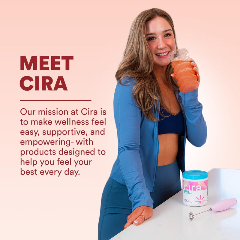 Cira Glow-Getter Reds Superfood Powder - Antioxidants & Polyphenols for Increased Energy & Gut Health - 30 Servings, Aloha Punch