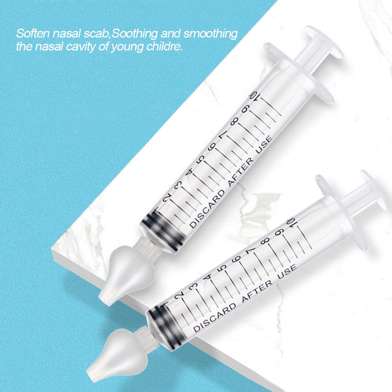 [Australia] - Syringe Nasal Irrigator, Professional Baby Nasal Irrigator Portable Infant Nose Cleaner Rinsing Device Fast All Natural Relief-Nasal Irrigation/Nasal Spray/Nasal Hygiene (2 pièces) 