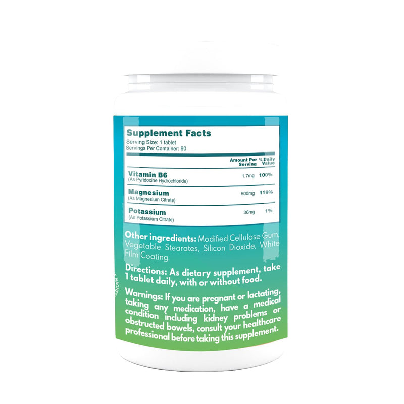 Parents and Kids Wellness Bundle - Triple Magnesium Complex for Adults & Fun Chewables for Kids - Enhanced with Vitamin B6 for Optimal Health