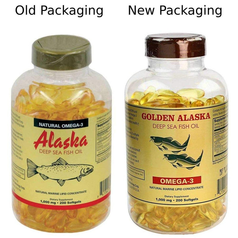 [Australia] - Omega 3 Alaska Deep Sea Fish Oil 1000mg 200 Softgels 