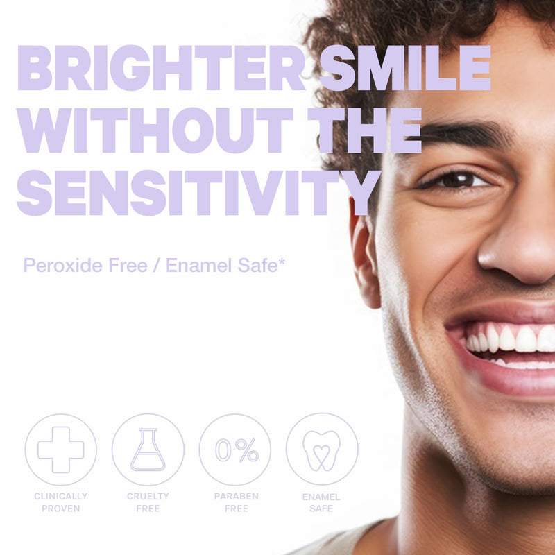 [Australia] - Professional Teeth Whitening Strips 42 White Strips (21 Pack), Hydrogen-Free, Non-Toxic, Dentist Approved, Sensitivity Free for Sensitive - Vegan & Cruelty Free - (Mint) 