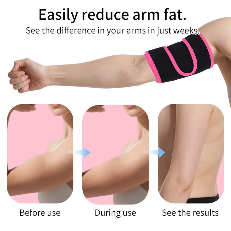 [Australia] - 2pcs Arm Toning Bands for Workout, Spandex Arm Trimmer Sleeves Fit Fat Burn Stay Comfortable Workout Bands for Sculpting Flabby Arms 