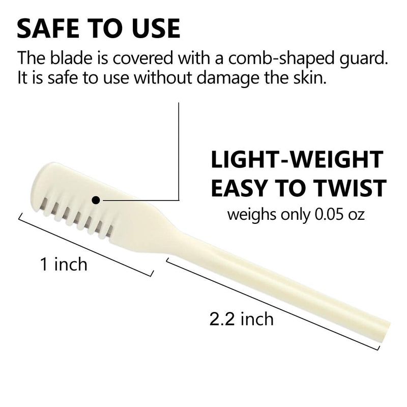 [Australia] - Seki Japan Nose Hair Trimmer Clipper Cutter Safety Protected Razor Hair Removal (Pack of 10 Pieces) 