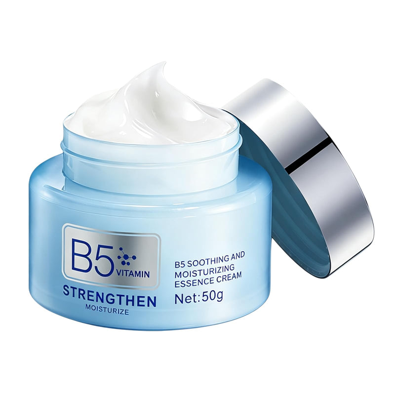 For Vitamin B5 Soothing and Moisturizing Essence Face Cream Lotion,Hydrating Facial Creams,Face Moisturizer,Facial Skin Care Cream,Soothing Skin Brighten skin tone cream 50g
