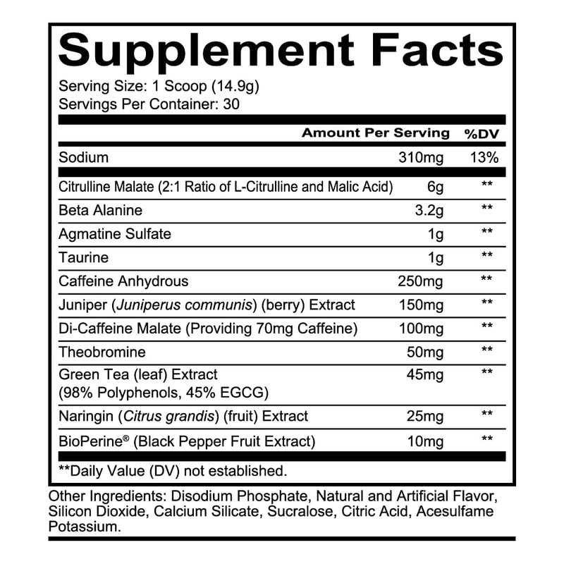 [Australia] - REDCON1 Total War Pre Workout - L Citrulline, Malic Acid, Green Tea Leaf Extract for Pump Boosting Pre Workout for Women & Men - 3.2g Beta Alanine to Reduce Exhaustion, Vice City 30 Servings 