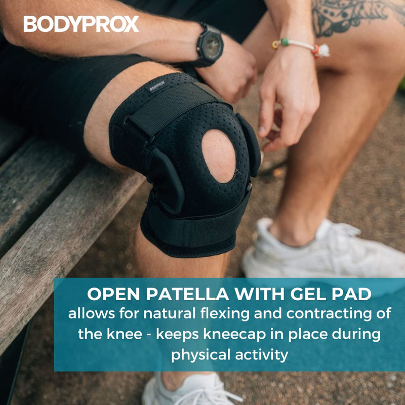 [Australia] - Bodyprox Hinged Knee Brace for Men and Women, Knee Support for Swollen ACL, Tendon, Ligament and Meniscus Injuries X-Large (Pack of 1) 