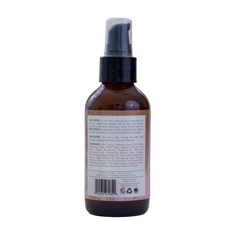 DERMAGLOVE Face Food - Moisturizer for Fine Lines & Dullness with Hyaluronic Acid, Vitamins A, C, & E - 4 Fl Oz (Pack of 1)