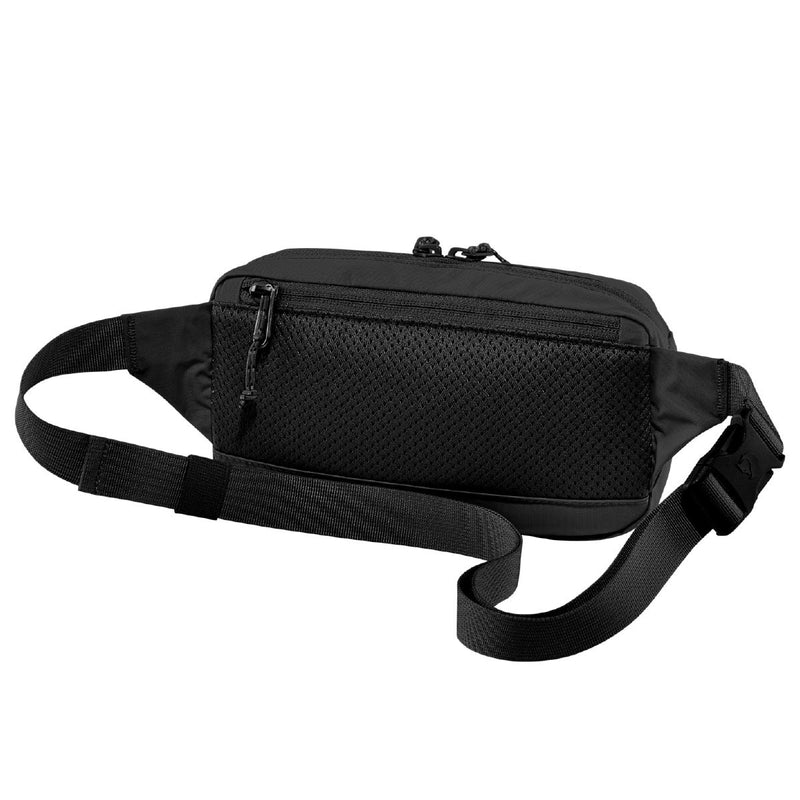Fjällräven High Coast Hip Pack – Lightweight Waist Pack, Crossbody Sling Bag for Travel, Hiking & Everyday Use, Black One Size