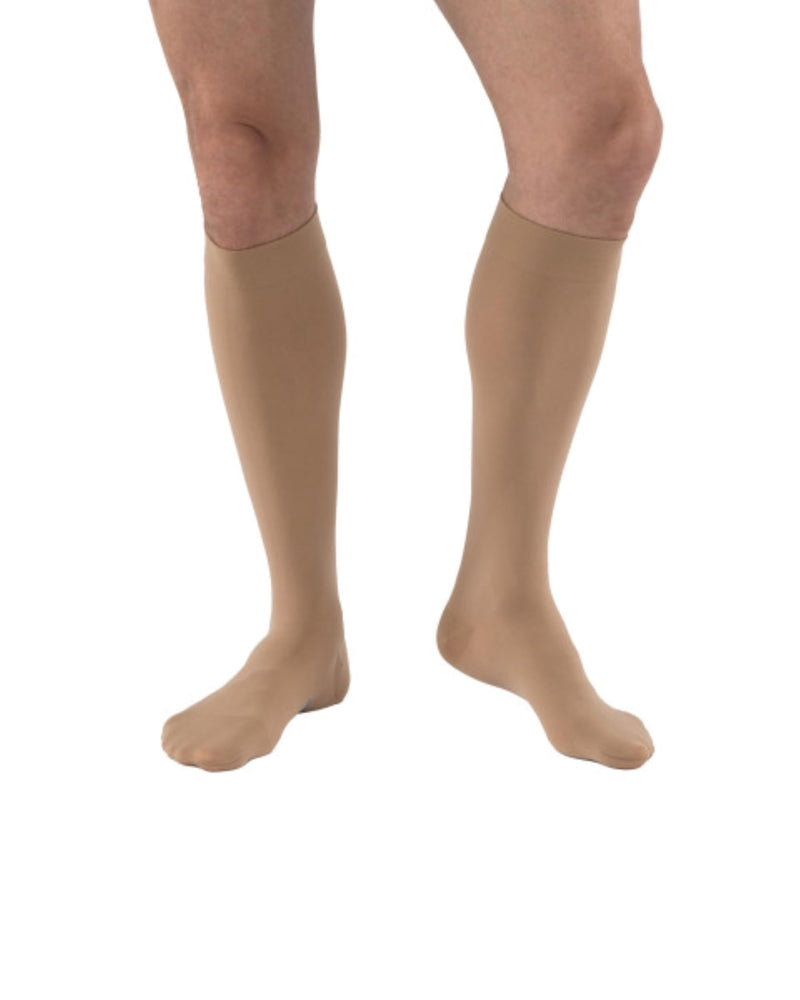 [Australia] - JOBST Relief Knee High Graduated Compression Socks 20-30mmHg - Comfortable Unisex Design - Closed Toe X-Large Full Calf Beige 