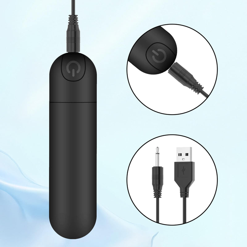 [Australia] - Handheld Electric Back Massager - Mini Waterproof&Rechargeable Handheld Deep Tissue Neck Black 