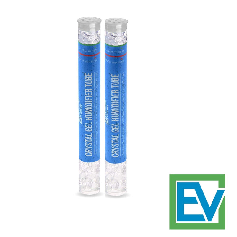 [Australia] - 2 Pack Humidor Humidifier Tubes - Keeps Humidity at 70% in Cigar Box with PG Infused Gel, Each Tube Protects up to 25 Cigars - Perfect for Travel Cigar Humidor & Humidifiers by Essential Values 2 Pack Gel Tube 