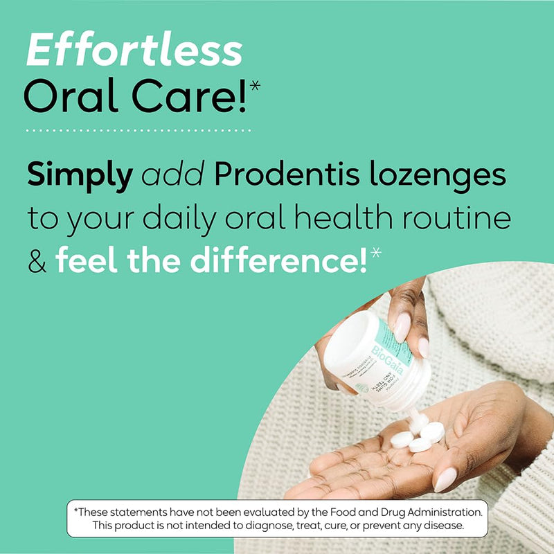 [Australia] - BioGaia Prodentis 3-Pack | Dental Probiotic Lozenges | Promote Healthy Gums & Teeth | Defend Against Dental Problems | Replenish Oral Microbiome | Improve Oral Health | Apple Flavor | 90 Day Supply 