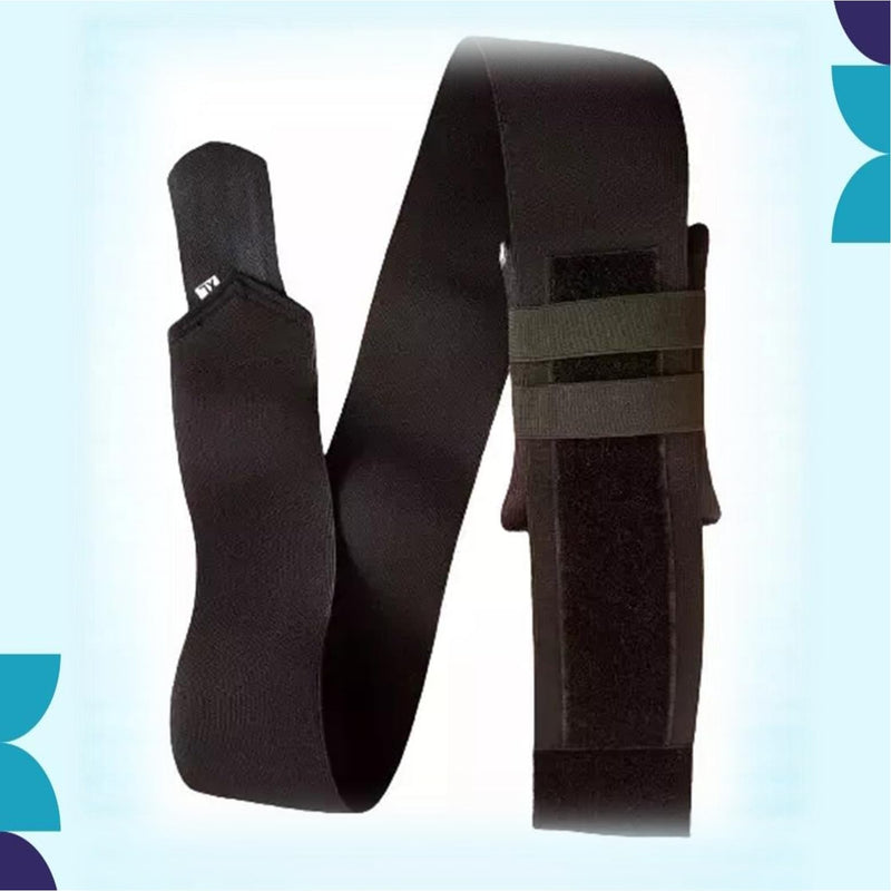 Umbilical Hernia Support Belt | Abdominal Navel Truss with One Removable Pad | Comfortable Hernia Brace for Men and Women (Size-XXL,Black) XX-Large Black