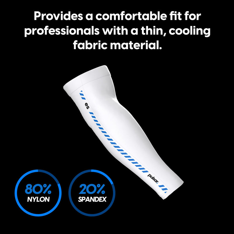 [Australia] - Pulsar eS Gaming Arm Sleeve for E-Sports Gaming Compression Sleeve Arm Length Size M White White M 