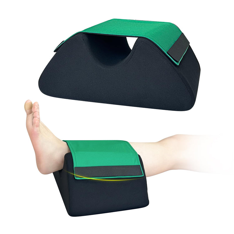 Heel Protectors for Pressure Sores, Foot Elevation Pillow Post Surgery Ulcer Cushion, Foam Bedsore Relief Pillows Feet Leg Support Wedge, Elevate Feet Recovery Supplies Ankle Elevator for Swelling