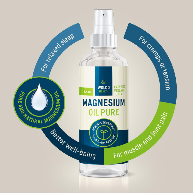 [Australia] - Magnesium oil spray Zechstein chloride 100ml - pure, natural and with the highest concentration 