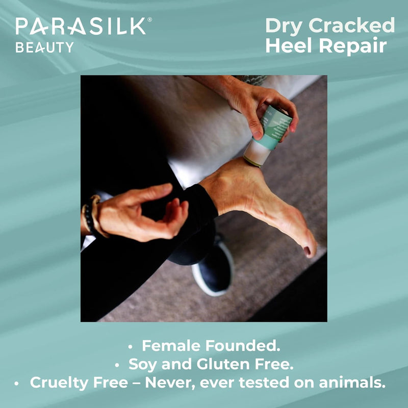 [Australia] - Parasilk Beauty Lemongrass Heel Repair Moisturizing Stick for Dry, Cracked Feet. Superior Antioxidant Oils & Wax Repair & Soften Dry Skin, Nighttime Foot Balm 1.5 Ounce (Pack of 1) 