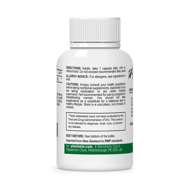 Grape Seed Extract Capsules, 465 mg – Polyphenols Supplement for Optimal Blood Flow & Kidney Support | 60 Capsules with 93% OPCs – 60,000mg Strength, GMO & Gluten-Free