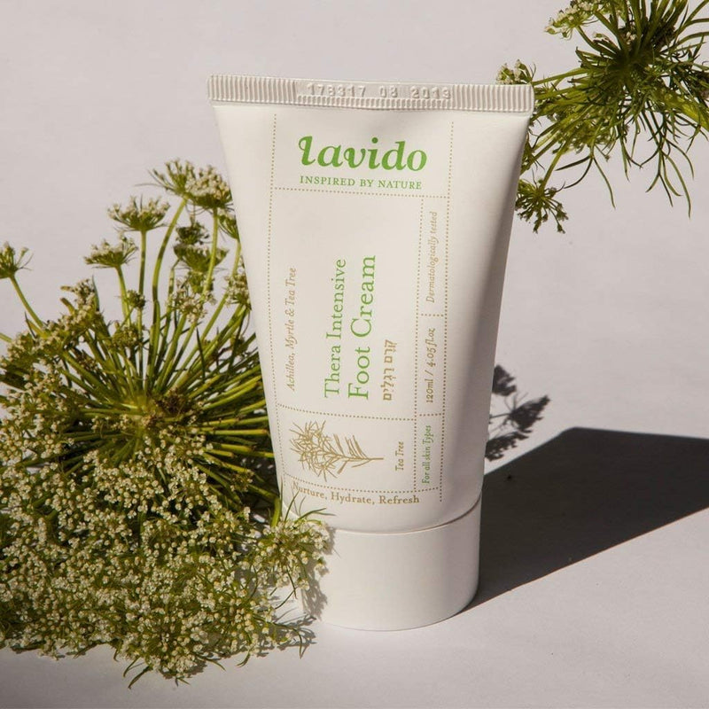 [Australia] - Lavido - Natural Thera Intensive Foot Cream | Treat, Deodorize + Condition Dry, Cracked Skin (4 oz | 120 ml) 