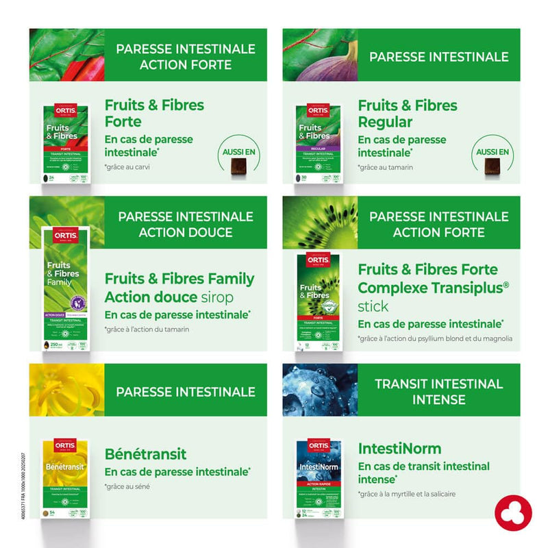 Ortis Frutta&Fibre Classico Integratore Transito Intestinale 30 Compresse