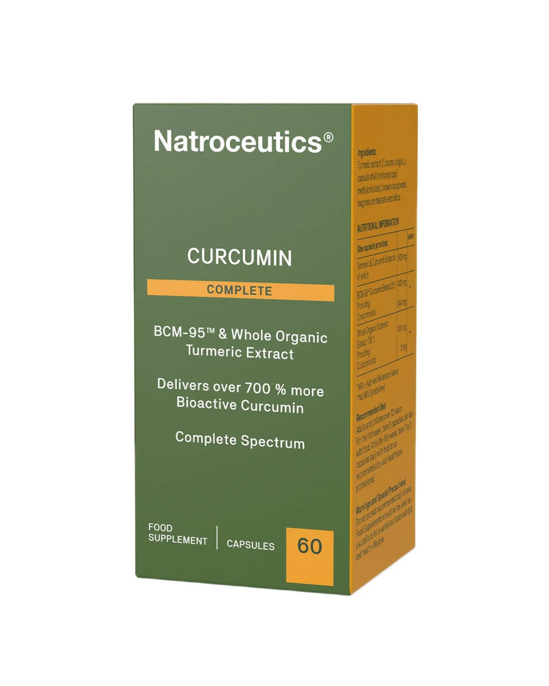 Curcumin Complete 60 Vegan Capsules| BCM-95 & Whole Organic Turmeric Extract| Delivers Over 700% More Bioactive Curcumin per Capsule| Complete Spectrum