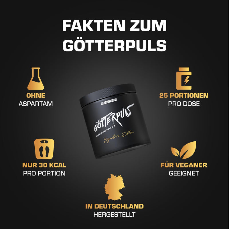 [Australia] - OS NUTRITION Götterpuls Premium Pre Workout Signature Edition 395g (prickly pear passion fruit) prickly pear passion fruit 