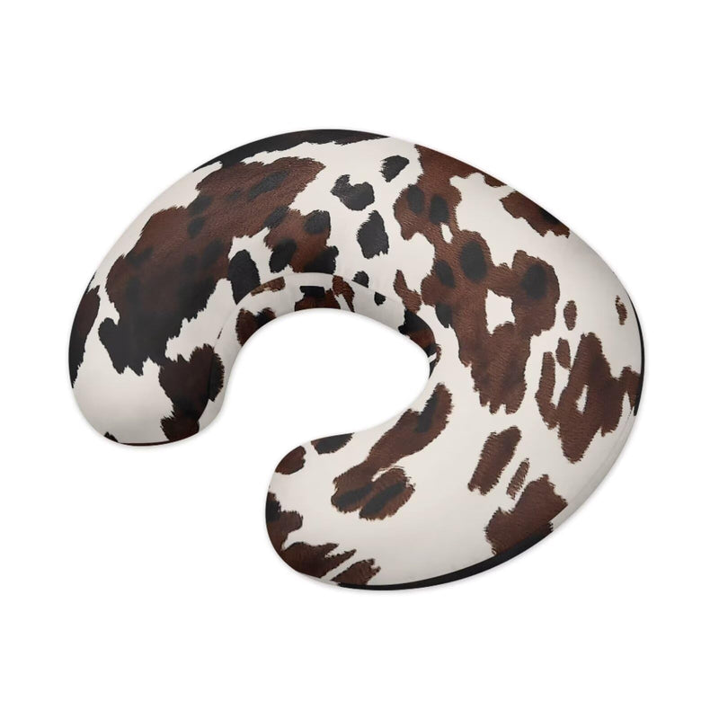 [Australia] - Brown Cow Print Breastfeeding Pillow Slipcover for Baby Nursing Pillow Cover Cuddle Pillow Slipcover Detachable Nursing Pillow Protective Baby Feeding Baby Essentials Brown Cow Print 