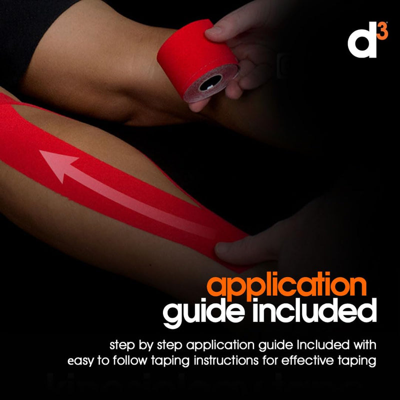 d3 K35 Kinesiology Tape Bulk Roll 5cm x 35m – Beige Extra Long Physio Sports Tape, Latex-Free, Hypoallergenic, Muscle & Joint Support Strapping for Injury Recovery