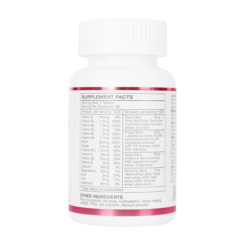 JulyDeer Multivitamin for Women 60 Tablets Complete Multimineral & Vitamin | A, C, D, E and B-Complex, Zinc & More for Lady Immunity, Hair, Skin & Nails, Digestion + Vegetarian ( 60 Count Pack of 1) 1 Bottle