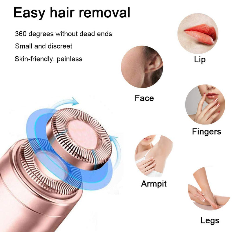 [Australia] - Facial Hair Remover Replacement Heads: Compatible with Finishing Touch Flawless Facial Hair Removal Tool for Women As Seen On TV 18K Gold-Plated Rose Gold (Generation 1 Single Halo) Generation 1 Single Halo 