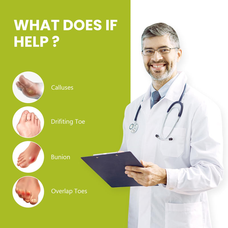 [Australia] - Bunion Cushion Protector - 8 Packs Bunion Corrector Pads for Big Toe, Gel Shield for Foot Pain Relief, Calluses, Corns, Friction, and Pressure（Clear） 