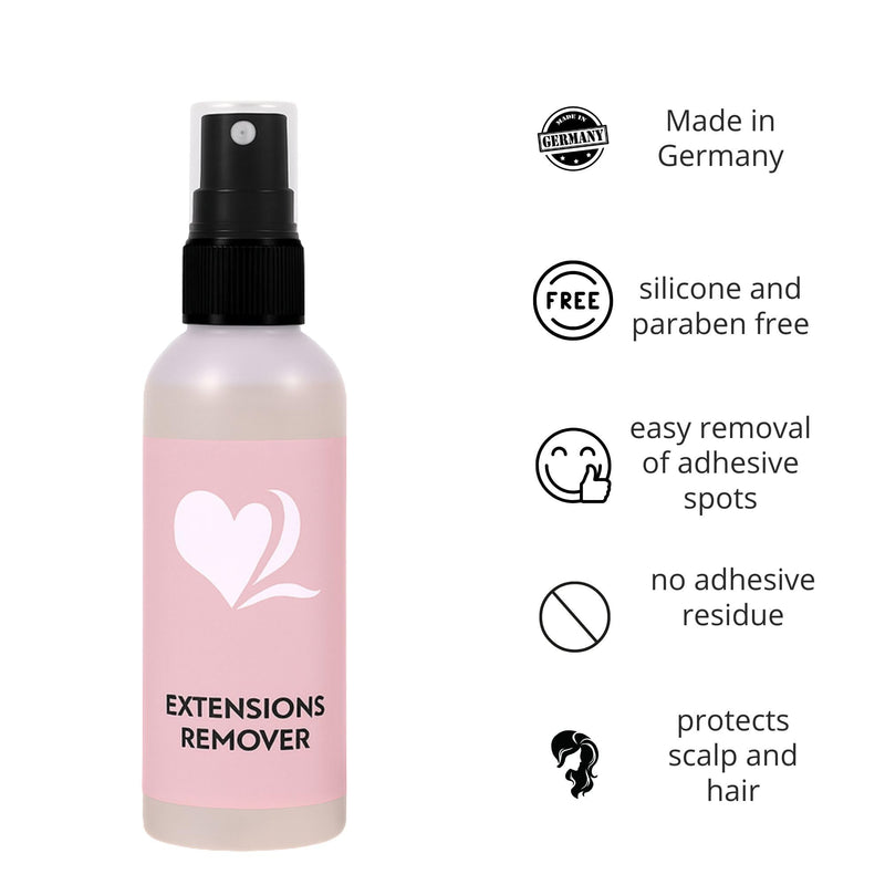 [Australia] - Hair Extension Remover Liquid 100ml Solvent - Easy Removal of Keratin Bonding and Tape Extensions 