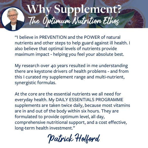 Patrick HOLFORD GL Support/Weight Management Supplement/for Fat Metabolism & Keto Diet Support / 3 Nutrients/Garcinia Cambogia 2230mg / Naturally Sourced / 90 Tablets/Vegan/for Women & Men