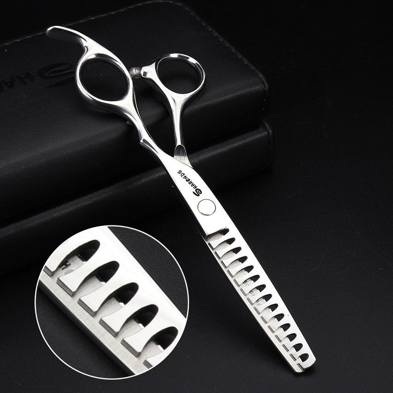 [Australia] - 6/6.5 Inch Professional Hair Scissors Hairdresser Hair Thinning Scissors (6" Flat-a) 6" Flat-a 