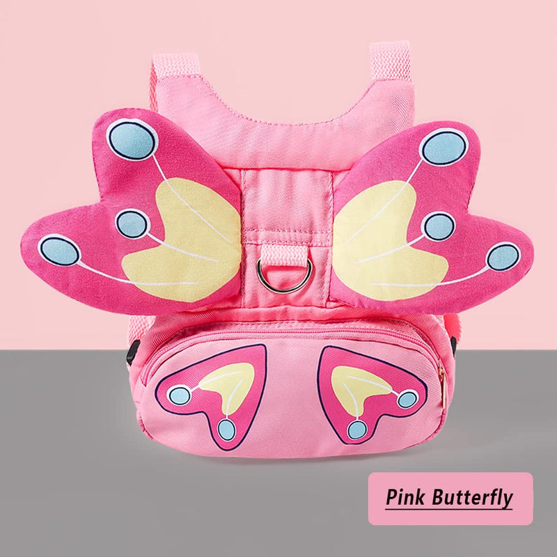 [Australia] - Toddlers Leash + Anti Lost Wrist Link Child Kids Safety Harness Kids Walking Wristband Assistant Strap Belt for Girl Pink Christmas Gift (PINK2) 