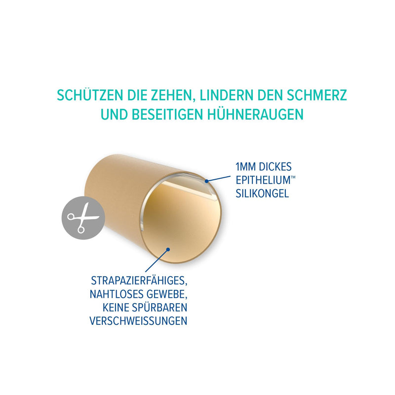 [Australia] - Epitact | Digitube protection against corns | Corns, Œils de-Perdrix | Protects toes from friction | Relieves pain | Eliminates Corns Naturally | French innovation 