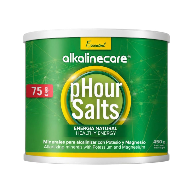 PHOUR Salts - Alkaline Mineral Salts with Magnesium and Potassium : 450g : ALKALINE CARE
