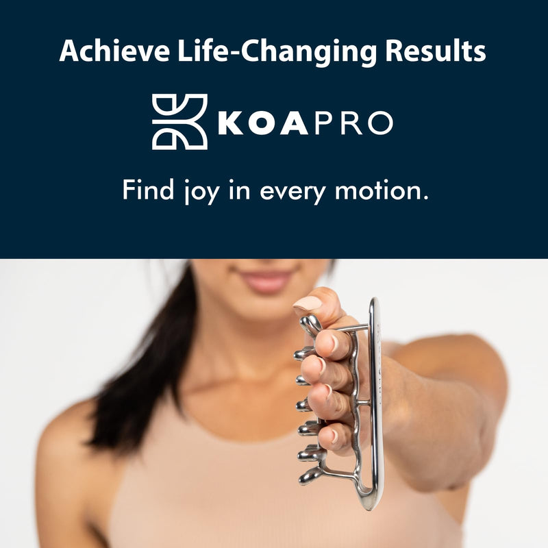 KOAPRO Facial Facia Blaster Tool for Sensitive Fascia Blasting - Face Gua Sha Tool Helps Lymphatic Drainage and Cellulite Reduction, Neck and Face Fascia Roller for Tight Skin, Deep Tissue Massager Stainless Steel