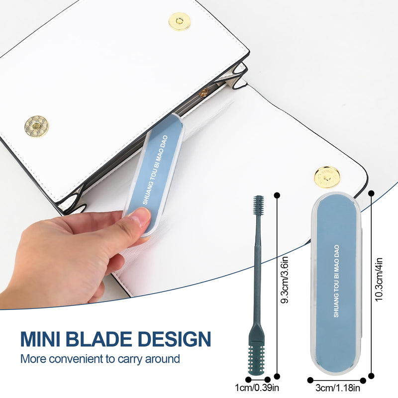[Australia] - ‎CTDMJ Nose Hair Trimmer Pack of 5 Nose Hair Trimmer Nose Hair Remover Nose Hair Razor for Women Men Double Head Nose Hair Trimmer with Rotating Nose Hair Cleaning Brush No Electricity 