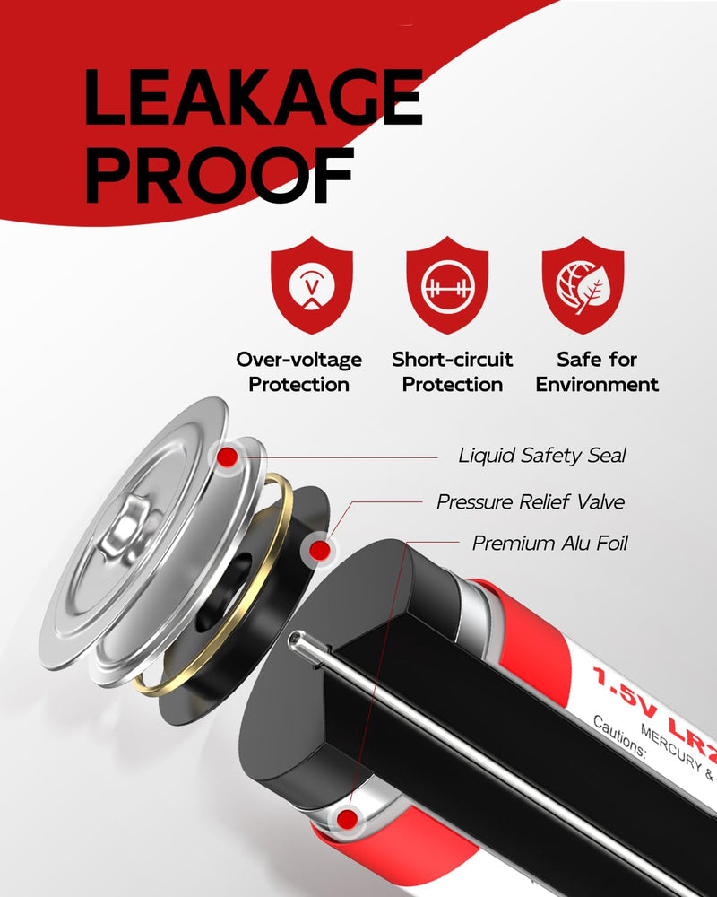 [Australia] - D Batteries 4 Pack, 1.5v LR20 D Cell Batteries, Long-Lasting Alkaline Size D Batteries for Outdoor Flash Light and Household Devices 