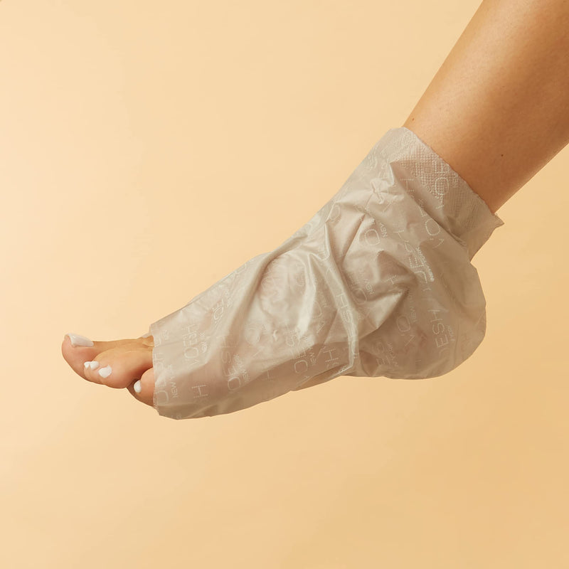 [Australia] - VOESH Collagen Socks, Collagen Socks for Dry Feet, Cracked Heel Repair, Moisturizing Socks, Spa Pedicure Treatment, Spa Socks, Foot Peel Masks, Vegan 5pk - Variety 