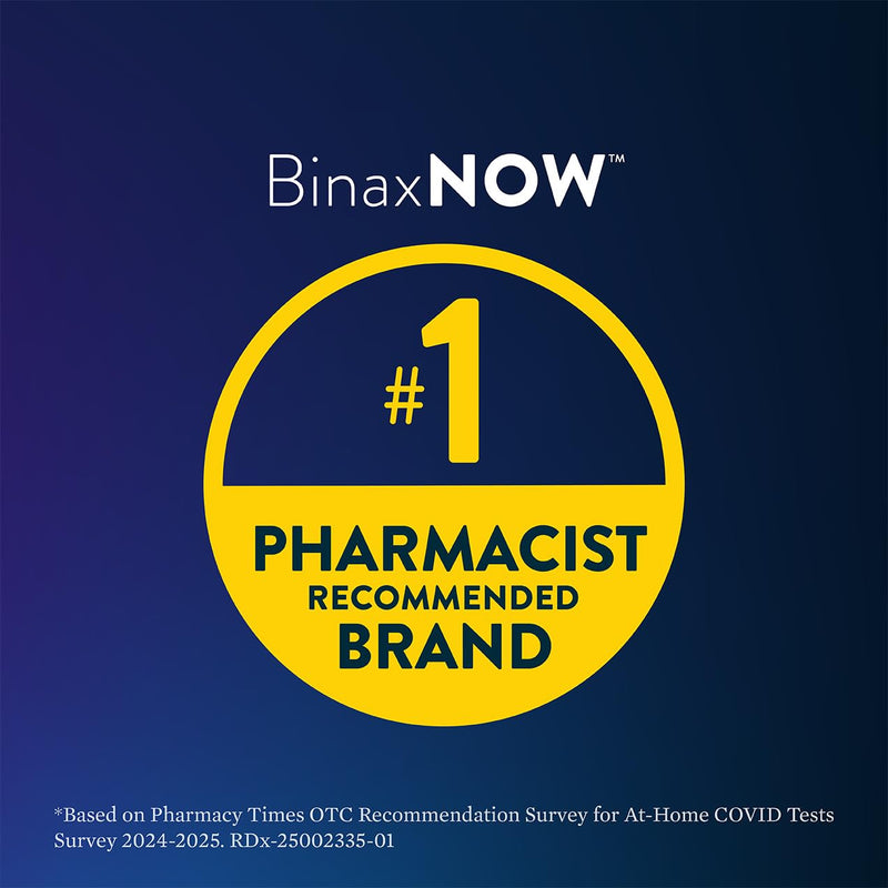 BinaxNOW COVID-19/Flu A&B Combo Self Test, Reliable COVID/Flu Home Test With 15 Minute Results, 2 Tests