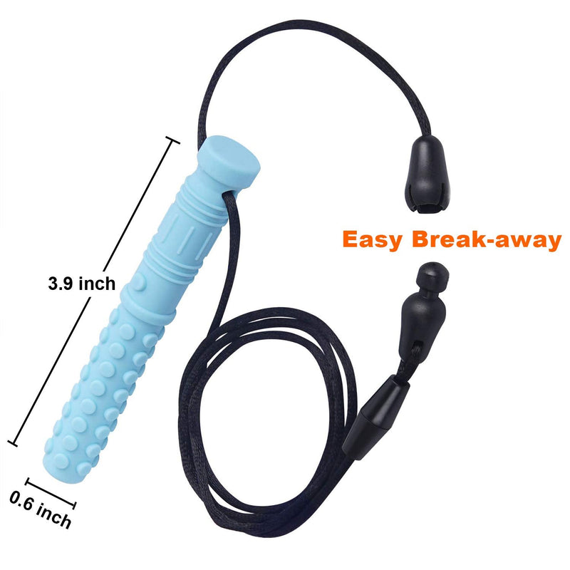 [Australia] - Chew Necklace, SLGOL 6 Pack Mace Chew Necklace for Sensory Kids, BPA Free, Food- Grade Silicone Oral Motor Aids chewelry Chewy Necklace Sensory for Autism, ADHD, Anxiety, or Other Special Needs 