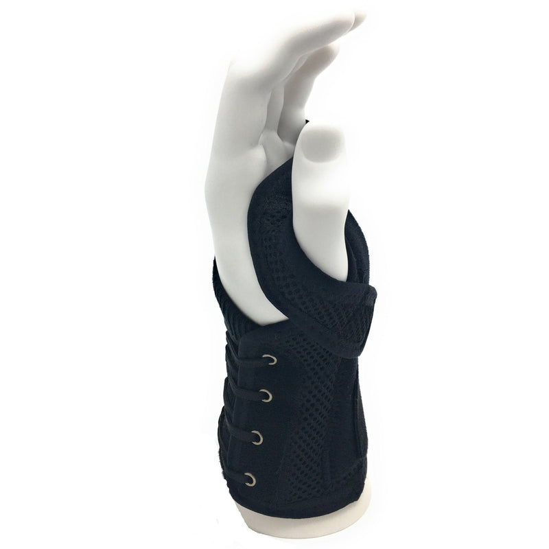 [Australia] - OTC Wrist Brace, Adjustable Thumb Strap Support for Hand Pain Relief, Black (Left Hand), Medium 